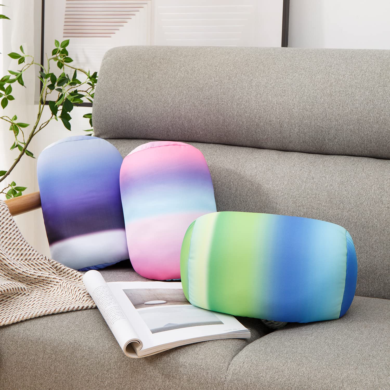 Amazon.com: Focustree Squish Microbead Pillow Neck Lumbar Body